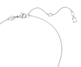 Swar*vski - Dextera Pendant, Intertwined Hoop, White, Rhodium Plated - 5670251